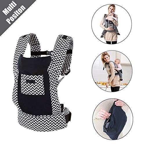 Lehoo Castle Mochilas Portabebé Manos libres, Portabebes Ergonómico Multiposición Ajustable, Marsupio para Bebe