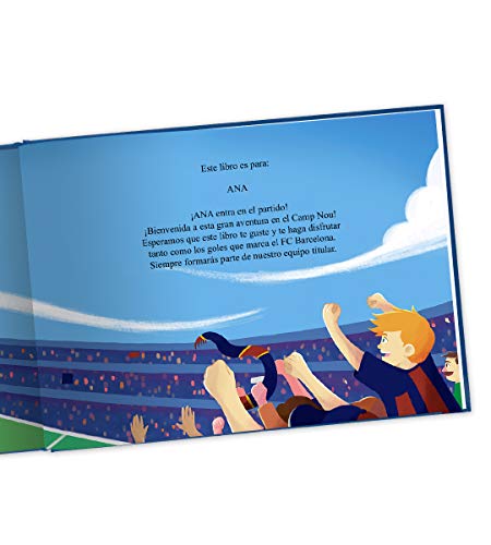 Libro infantil personalizado la magia de FC Barcelona de My Magic Story