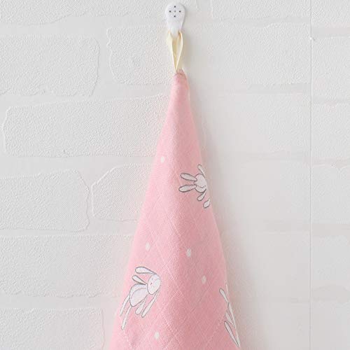 LifeTree Suave Toallas de Lavabo, Toallas de Muselina para Bebés, 27 X 27cm Toalla Facial Bebe, Toallitas, Pañuelo Para Niños Pack de 6