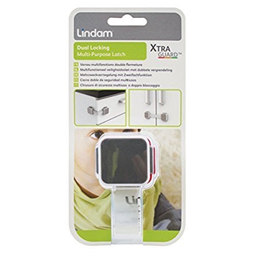 Lindam Xtra Guard - Cierre doble de seguridad multiuso. Protección y bloqueo