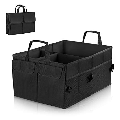 Linkax Organizador Maletero Coche Caja Maletero Coche Bolsa Maletero Coche Bolsa de Almacenamiento Plegable Coche Oxford para Coche SUV Camión