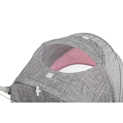 Lionelo LO-IRMA PINK Irma buggy - Carrito de viaje plegable con posición tumbada, 7 kg, color rosa