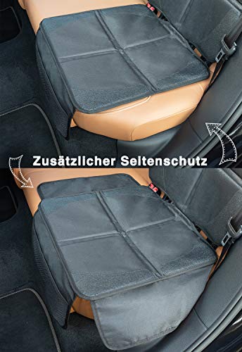 LIONSTRONG - Protector seguro para asiento infantil - Protege tu coche - Fundas para sillas de coche - ISOFIX (negro)