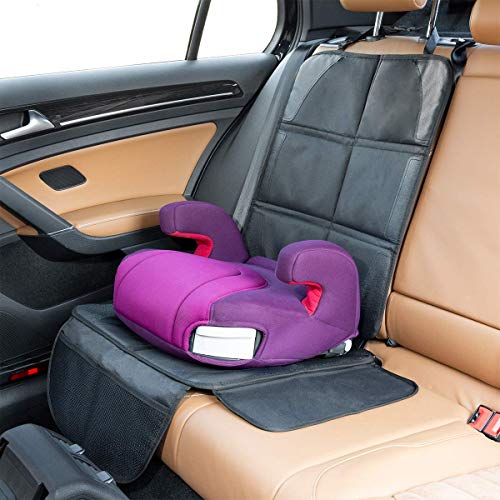 LIONSTRONG - Protector seguro para asiento infantil - Protege tu coche - Fundas para sillas de coche - ISOFIX (negro)