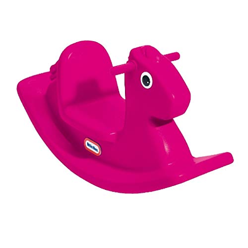 little tikes- Rocking Horse PeluchesBalancines de pelucheLITTLE TIKESBalancin Caballito Magenta, Color Rosa (403C00060)