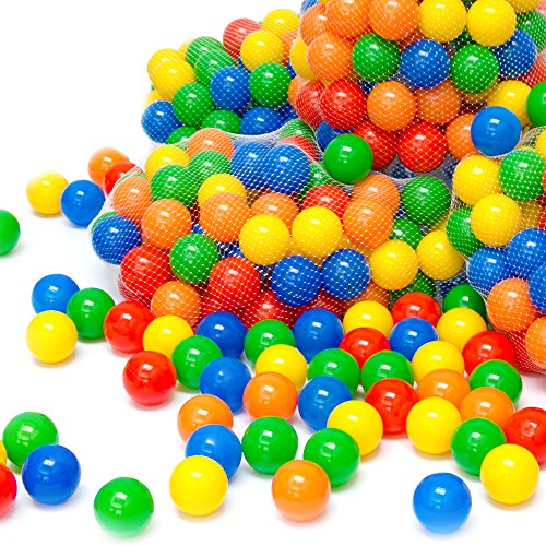 LittleTom 50 Pelotas para Bebés Niño 5,5cm Bolas de Colores para Piscina Niño Infantil Juguetes