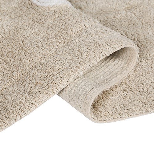 Lorena Canals Alfombra Infantil Lavable Modelo Topos Color Beige