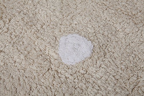 Lorena Canals - Alfombra lavable,   Beige (Biscuit Beige), 120x160 cm