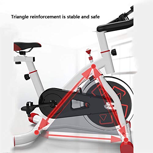 LYZL Bicicleta De Ejercicio, Fitness Interior Ciclismo Bicicleta Estacionaria, Resistencia Ajustable, Aparato De Gimnasia para El Hogar Y La Oficina,2