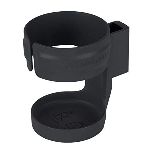 Maclaren AHE31012 Sujetavasos - Accesorio de Silla de Paseo Esencial, se Adhiere Fácilmente y de Forma Segura al Marco de Todos los Maclarens y Todas las Marcas de Sillas de Paseo Plegables, Negro