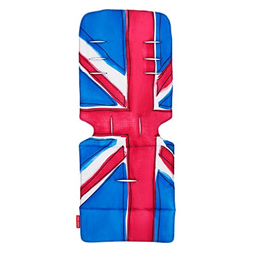 Maclaren AM1Y031872 Union Jack Princess Blue Forro de asiento Accesorio para silla de paseo