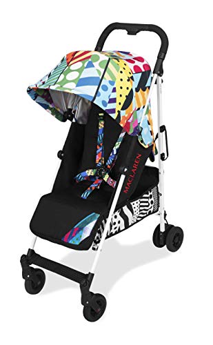 Maclaren Quest arc Silla de paseo - ligero, manillar unido, para recién nacidos hasta los 25kg, Asiento multiposición, suspensión en las 4 ruedas, Multicolor