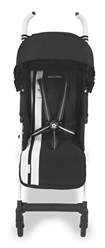 Maclaren Quest FC Silla de paseo - ligero, para recién nacidos hasta los 25kg, Asiento multiposición, suspensión en las 4 ruedas, Capota extensible con UPF 50+