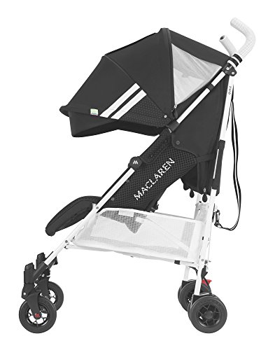 Maclaren Quest FC Silla de paseo - ligero, para recién nacidos hasta los 25kg, Asiento multiposición, suspensión en las 4 ruedas, Capota extensible con UPF 50+