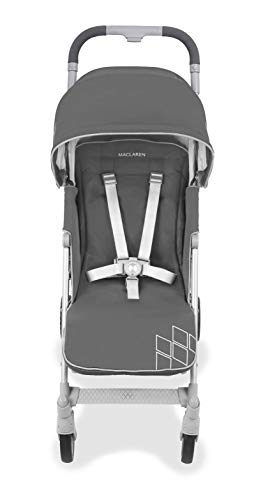 Maclaren Techno arc Silla de paseo - ligero, manillar unido, para recién nacidos hasta los 25kg, Asiento multiposición, suspensión en las 4 ruedas