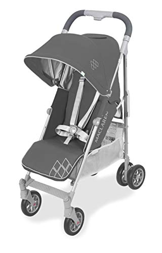 Maclaren Techno arc Silla de paseo - ligero, manillar unido, para recién nacidos hasta los 25kg, Asiento multiposición, suspensión en las 4 ruedas