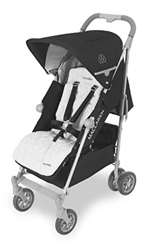 Maclaren Techno XLR WD1G150092 Silla de Paseo, Recién Nacidos hasta los 25 kg, Negro/Plata