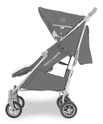 Maclaren WD1G150612  Techno XLR Silla de Paseo, Recién Nacidos hasta los 25 kg, Carbón/Plata