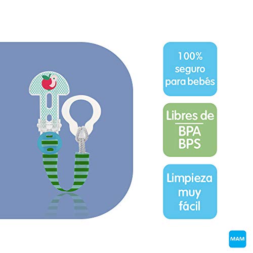 MAM Essential Soothing Set, juego de regalos para bebés de +6 meses, con 2 chupetes de silicona Original +6, 2 chupetes Night +6, chupetero y guardachupetes, NIÑO (Boy)