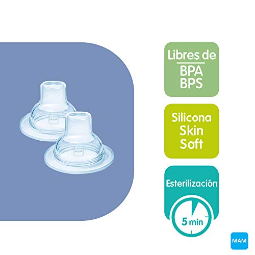 MAM Training Bottle Set, regalos para bebés de +4 meses, incluye 1 biberón Trainer (220 ml) y 1 biberón Easy Active (330 ml), juego de biberones con bonitos dibujos, NIÑO (Boy)