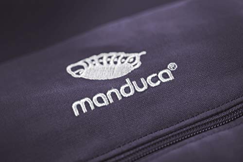 manduca First Baby Carrier > PureCotton < Mochila Portabebe Ergonomica, Algodón Orgánico, Extensión de Espalda Patentada, para Recién Nacidos y Bebés de 3,5 a 20 kg (PureCotton, Purple (purpúreo))