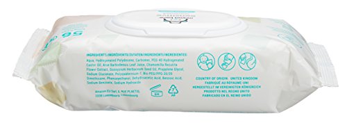 Marca Amazon -  Mama Bear Sensitive Toallitas húmedas para bebé - 15 Paquetes (840 Toallitas)