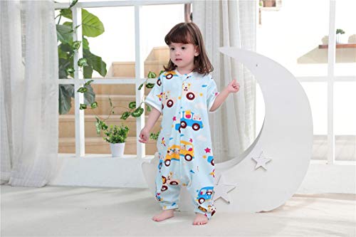 Mariisay Bebé Saco De Dormir De Chic Verano Casual 0.5 Tog Manga Corta Con Piernas Mangas Soñolientas Sin Mangas Saco De Dormir Para Niños Animales De Dibujos Animados