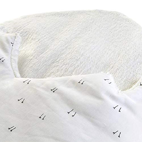 Mariisay Saco De Dormir Para Bebé Casual Creativo Chic Con Forma De Huevo Franela 0 6 Meses Anti Tipi (Blanco) Elegante Cómodo Hogar Estilo Moderno (Color : Blanco, Size : Size)