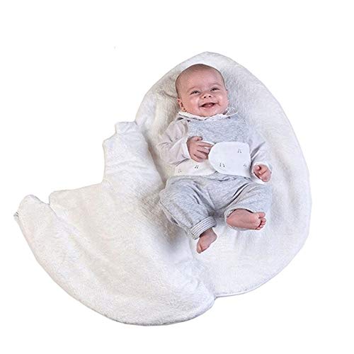 Mariisay Saco De Dormir Para Bebé Casual Creativo Chic Con Forma De Huevo Franela 0 6 Meses Anti Tipi (Blanco) Elegante Cómodo Hogar Estilo Moderno (Color : Blanco, Size : Size)