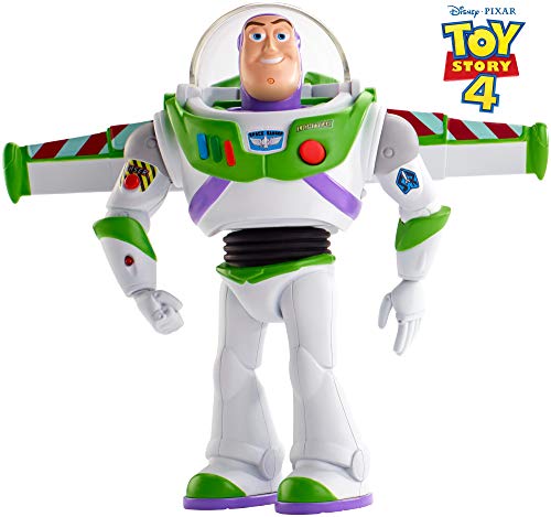 Mattel Disney Toy Story 4-Buzz Lightyear Superguardián Andarín, juguetes niños +3 años, multicolor GGH43