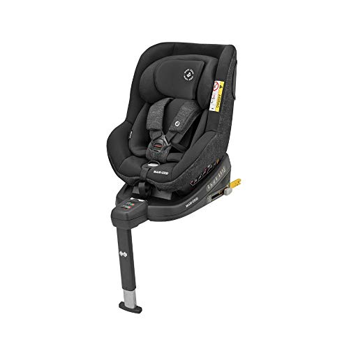 Maxi-Cosi Beryl Silla coche isofix Grupo 0+/1/2, contramarcha y reclinable, crece con el niño desde nacimiento hasta 7 años, color nomad black