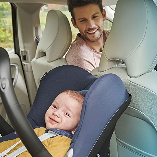 Maxi-Cosi CabrioFix Silla coche bebé, Silla de auto infantil Reclinable y de Alta Seguridad, Portabebé 0-12 Meses, 0-13 kg, Color Essential Black