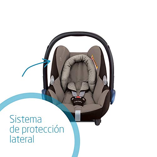 Maxi-Cosi CabrioFix, Silla de auto, reclinable y seguro para bebé, 0-12 meses, 0-13 kg, Earth Brown (marrón)