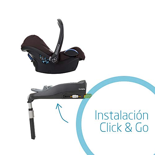 Maxi-Cosi CabrioFix, Silla de auto, reclinable y seguro para bebé, 0-12 meses, 0-13 kg, Earth Brown (marrón)