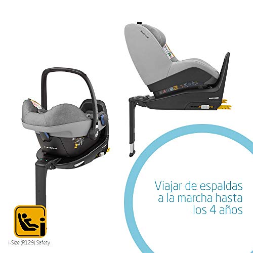 Maxi-Cosi FamilyFix 2 Base para silla de coche, permiten viajar de contramarcha desde nacimiento hasta los 4 años, uso con Maxi-Cosi Rock y Pearl Smart I-Size, color negro