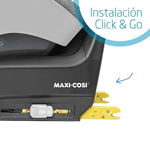 Maxi-Cosi FamilyFix 2 Base para silla de coche, permiten viajar de contramarcha desde nacimiento hasta los 4 años, uso con Maxi-Cosi Rock y Pearl Smart I-Size, color negro