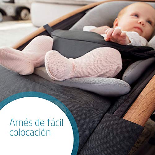 Maxi-Cosi Kori Hamaca bebé ergonómica de balanceo natural, Plegable y portátil, color Essential Grey