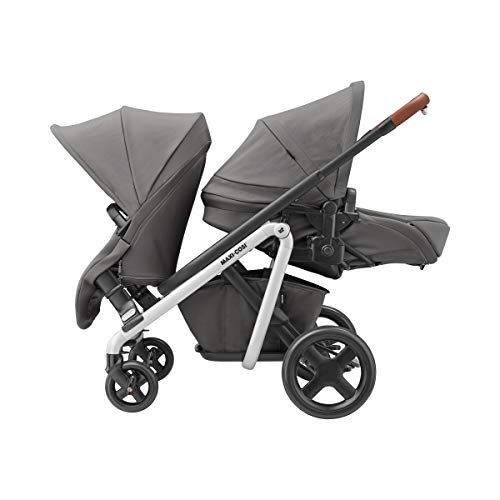 Maxi-Cosi Lila Duo Kit Para Transformar Lila En Un Cochecito Gemelar En 5 Configuraciones Diferentes, Nomad Black