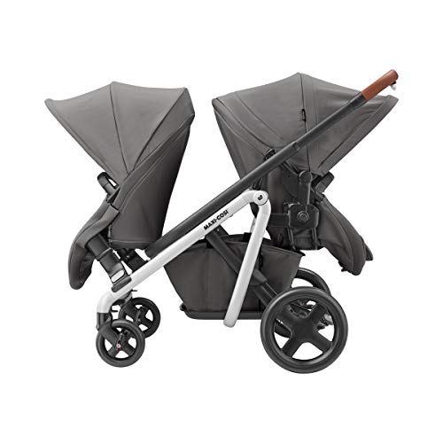 Maxi-Cosi Lila Duo Kit Para Transformar Lila En Un Cochecito Gemelar En 5 Configuraciones Diferentes, Nomad Black