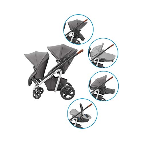 Maxi-Cosi Lila Duo Kit Para Transformar Lila En Un Cochecito Gemelar En 5 Configuraciones Diferentes, Nomad Black