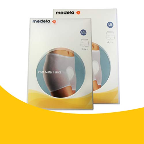 Medela 622.8511 - Bragas posparto (talla S/M, 4 unidades)