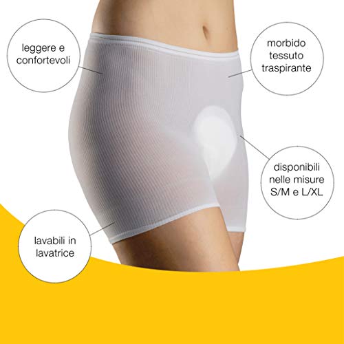 Medela 622.8511 - Bragas posparto (talla S/M, 4 unidades)