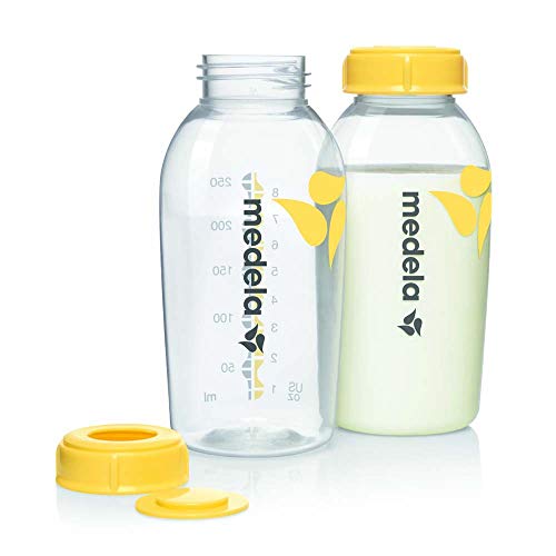 Medela - Biberones para leche materna (250 ml, sin BPA, 2 unidades)