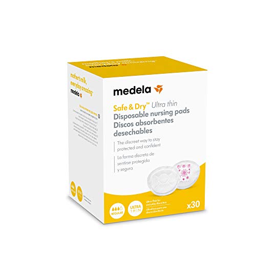 Medela Discos absorbentes desechables Safe & DryTM Ultra thin 30 unidades - Discos absorbentes desechables, 30 uds