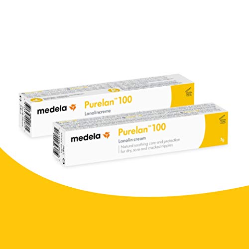 Medela PureLan 100 Crema 800.0699 Pezón, 7 g, Amarillo