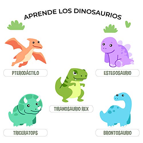 Medidor de altura PERSONALIZADO con nombre para pared | Dinosaurios para dormitorio de niños