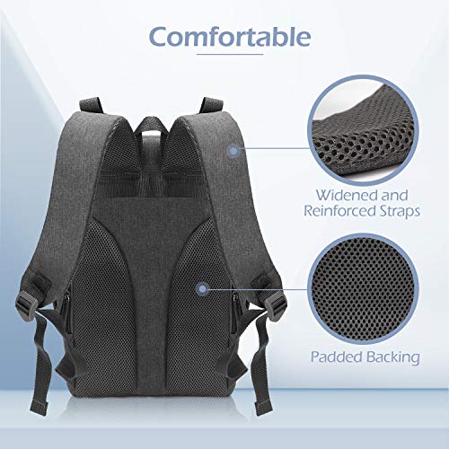 Meinkind Bolso-Mochila Bebe, Mochila Carrito Bebe Mamá Viajar, Bolso Carro Bebe Multifuncional Portátil, Mochila Bebe para Pañales y Biberones Térmicos, Oxford Bolso Bebe con Gran Capacidad, Gris