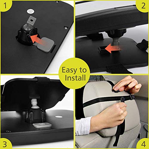 Meinkind Espejo Retrovisor Bebé para Vigilar al Bebé en Coche, 360° Ajustable Irrompible 100% Inastillable Espejo Coche