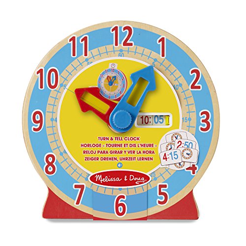 Melissa & Doug - Reloj para Girar y Ver la Hora (14284)