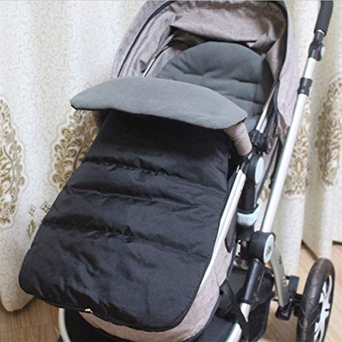 MHOYI - Saco de dormir para bebé forro de algodón, para asiento de cochecito de bebé,cómodo y universal,cálido,para invierno,resistente al viento,al calor,carrito de bebé,cojines de algodón